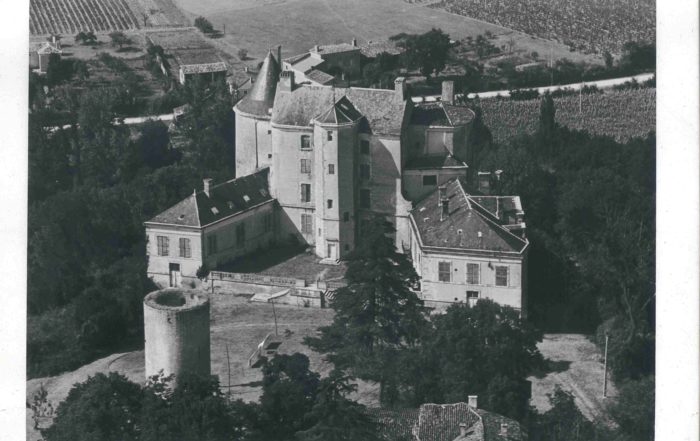 Le château de Buzet en 1949
